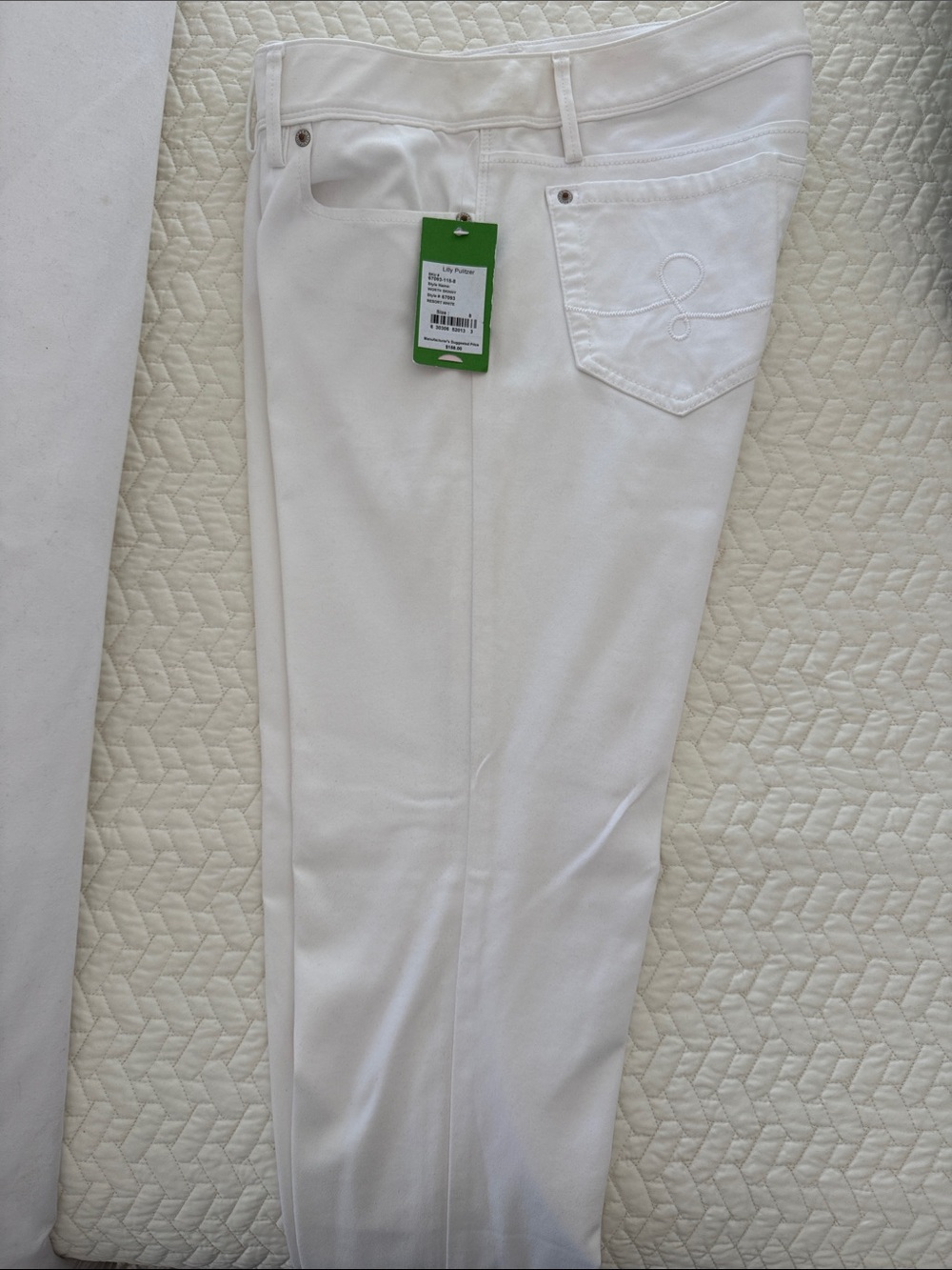 Lilly Pulitzer White Skinny Pants